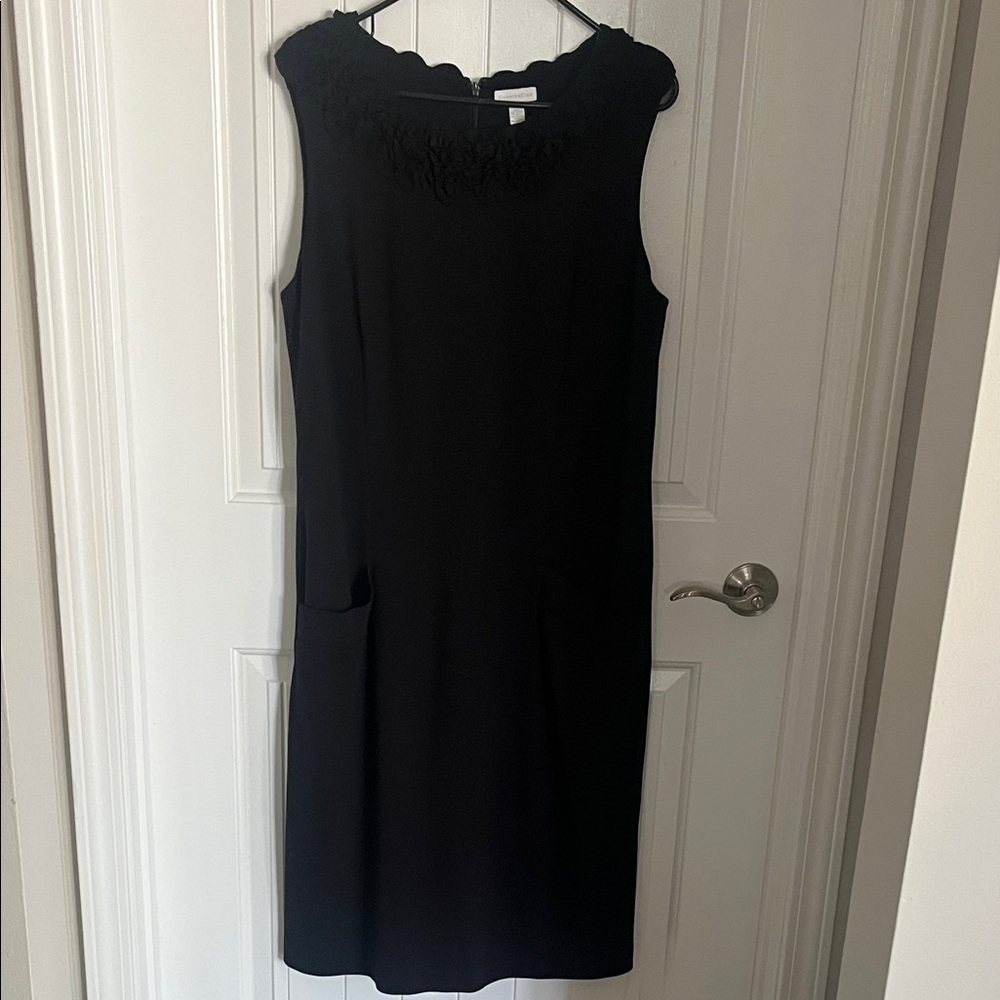 Charter Club Black Sleeveless Midi Dress